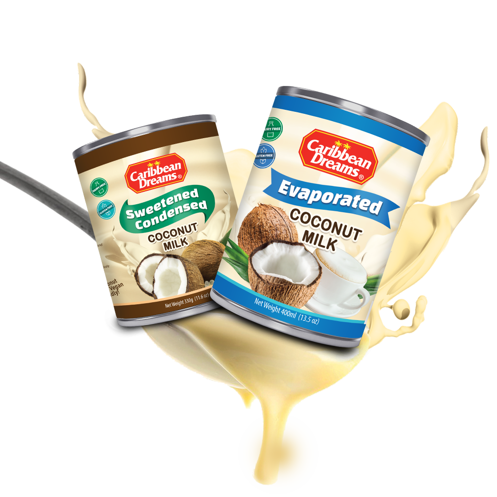 Caribbean Dreams  Non Dairy Coconut Evaporated Milk and Coconut Condensed Milk
